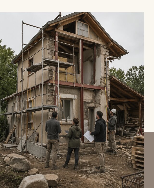 Реконструкция загородного дома под ключ в Томске от бюро